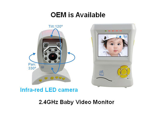 2.4" TFT LCD Wireless Digital Video Baby Monitor with Temperature Detector (MV141)