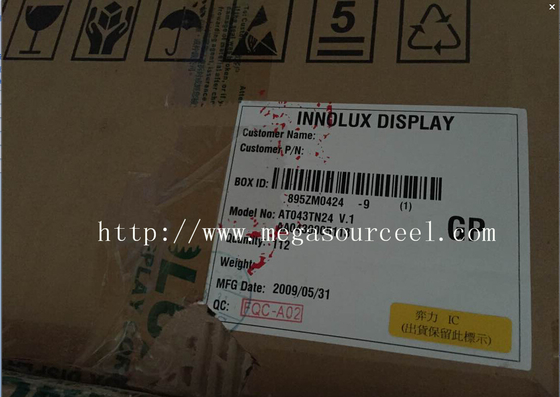400 cd/m2 (Typ.)  INNOLUX 4.3 inch TFT LCD ScreenAT043TN24 V.1    480(RGB)*272, WQVGA (No Touch Panel)