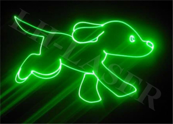 Single Green Laser Light Projector With 4G SD Card LCD Display