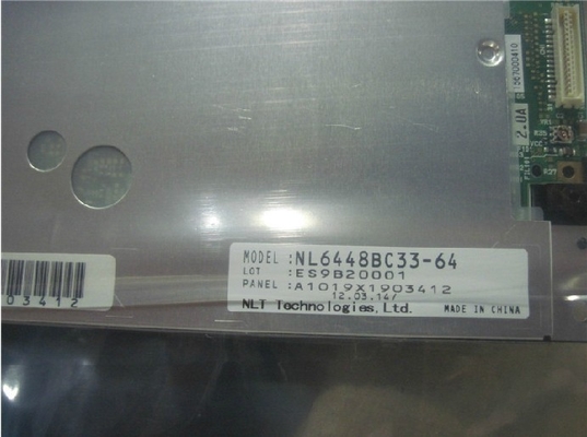 NEC RGB平らなAUO LcdはNL6448BC33-64 10.4インチ640 x 480にパネルをはめる